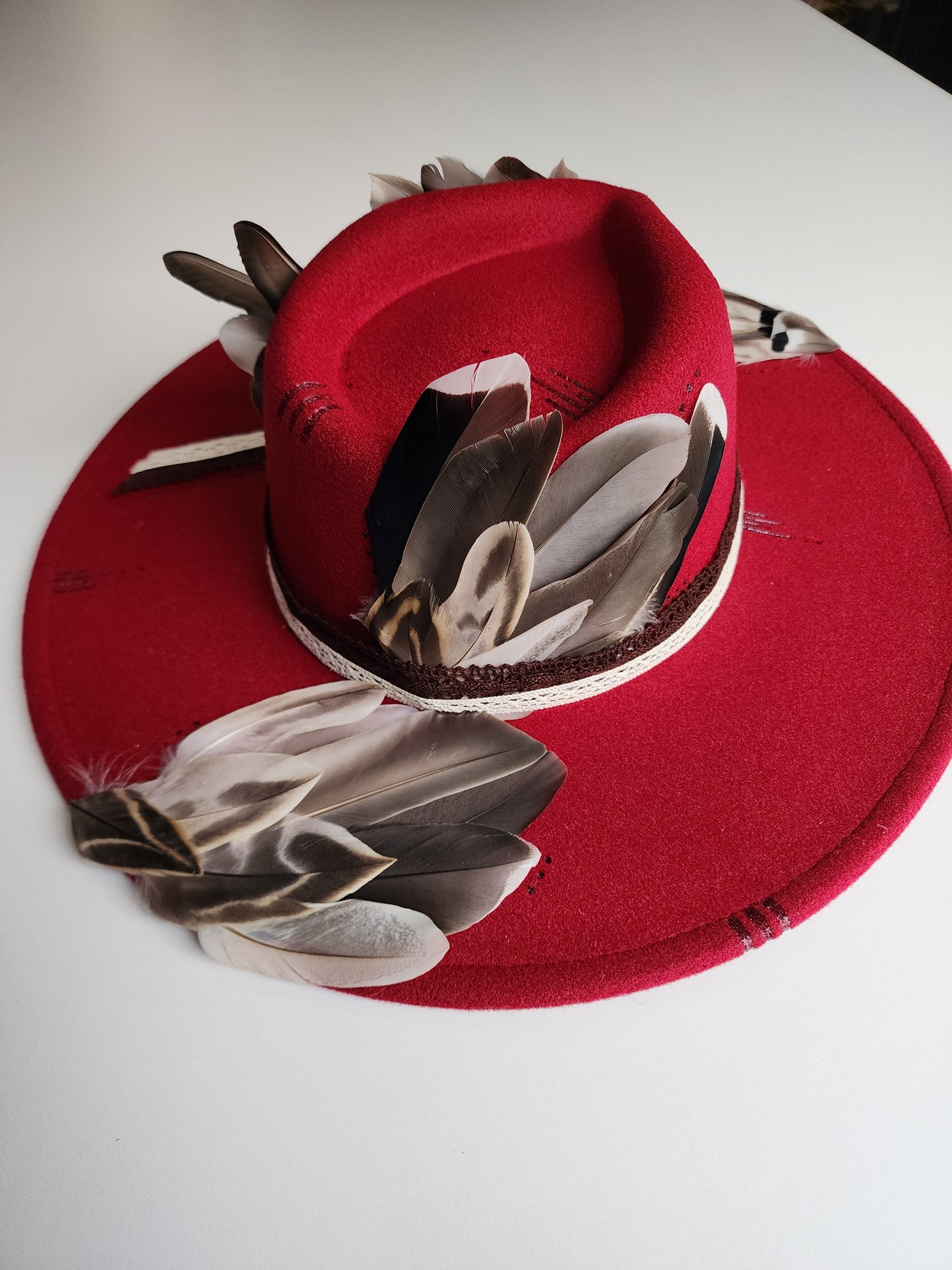 Feather Hat Duck & Chicken