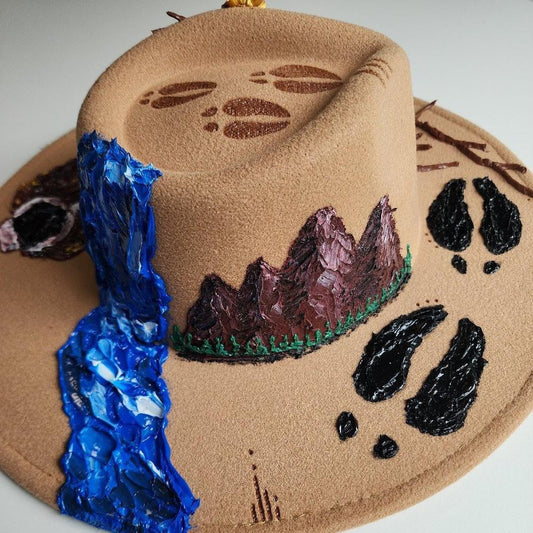 3D Art Hat Deer with Nature