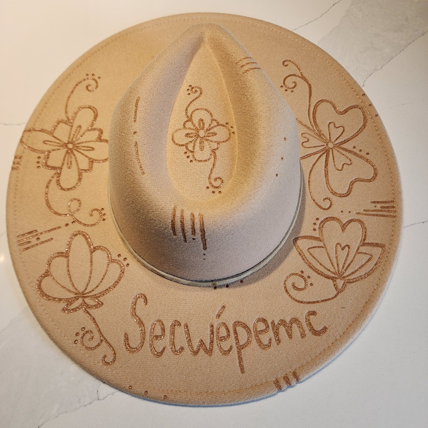 Secwepemc Floral Half Design