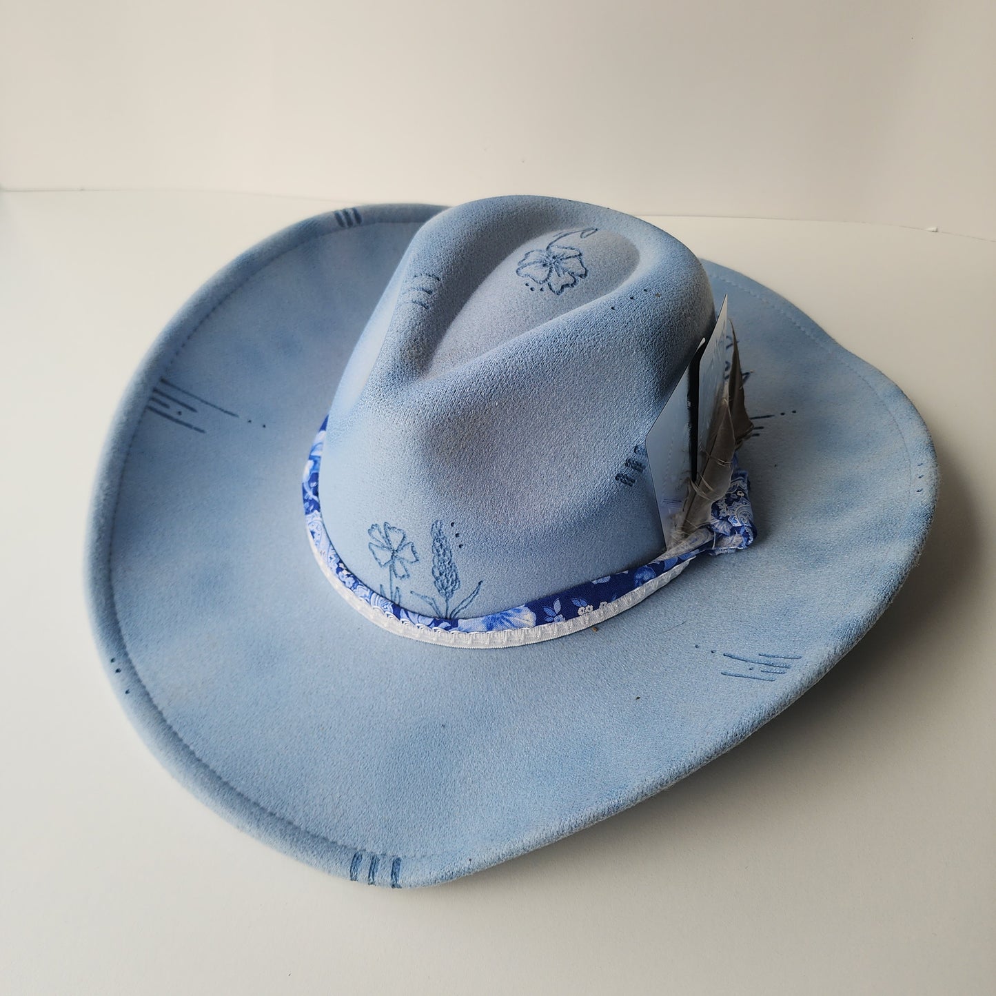 Wild Flowers & Wild Horses Cowboy Hat