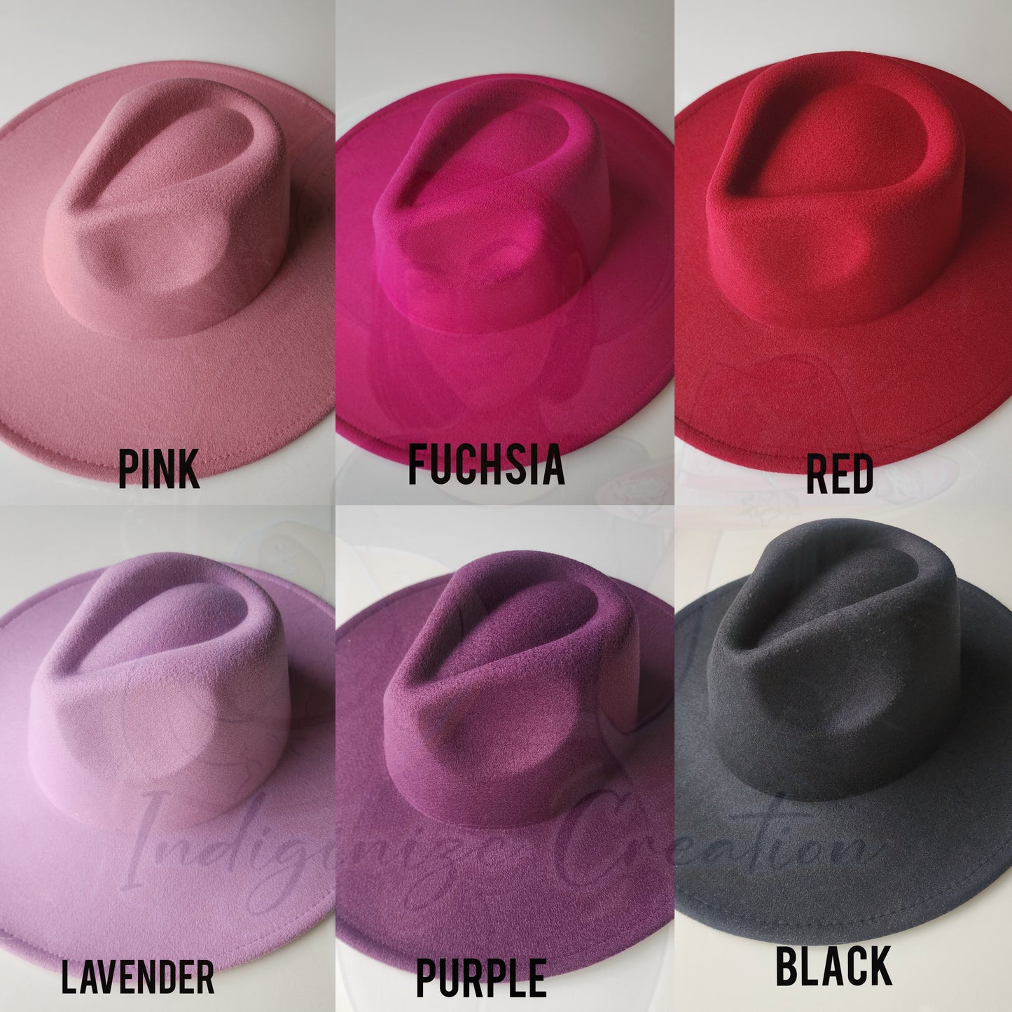 Full Custom Freehand Burnt Design Fedora Hats
