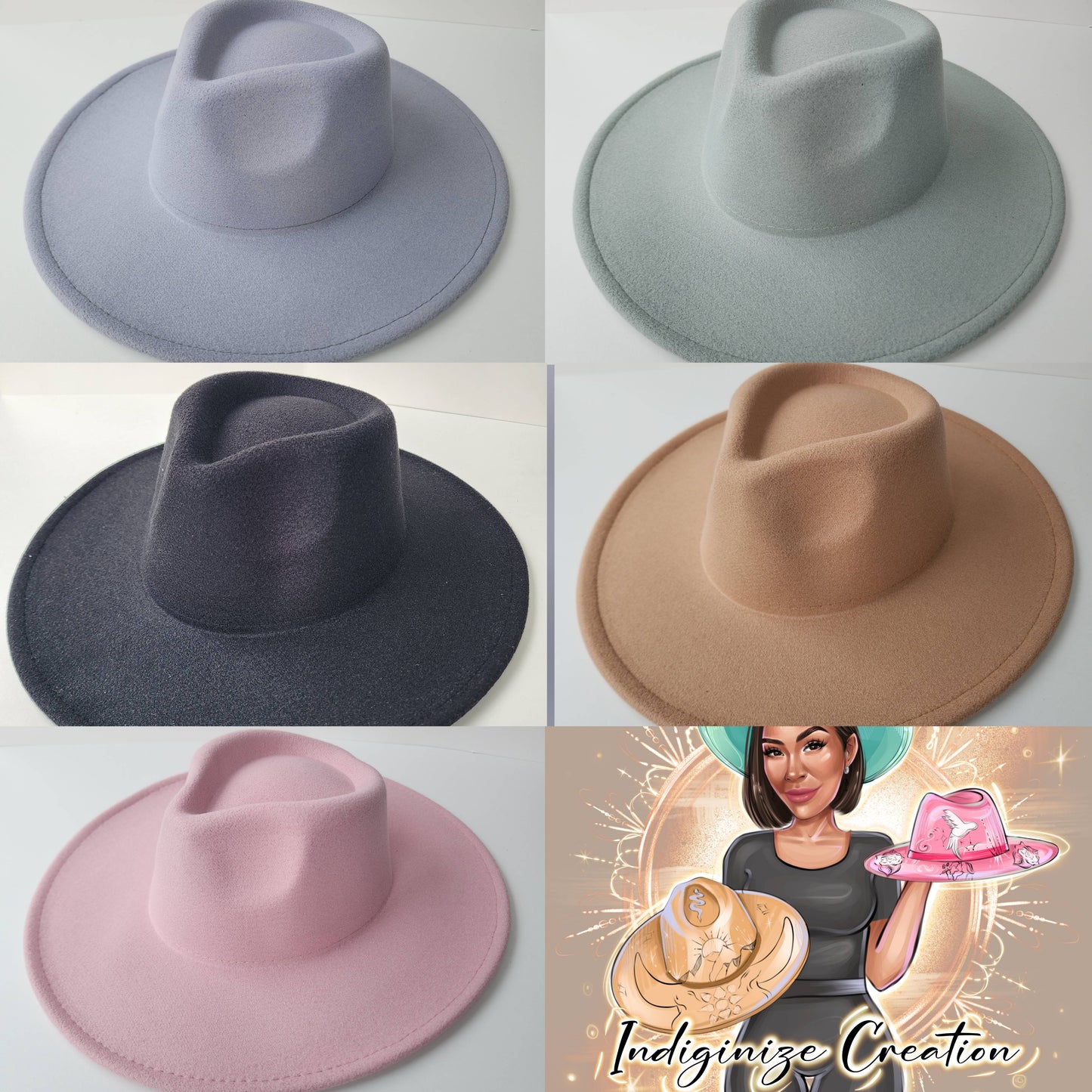 Limited Edition CHILDREN'S Half Design Custom Burnt Hats