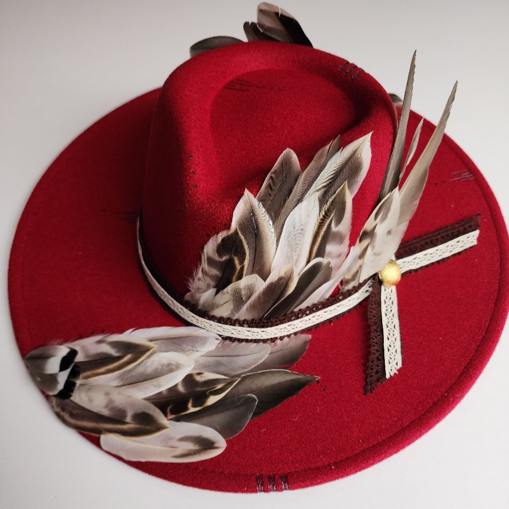 Feather Hat Duck & Chicken