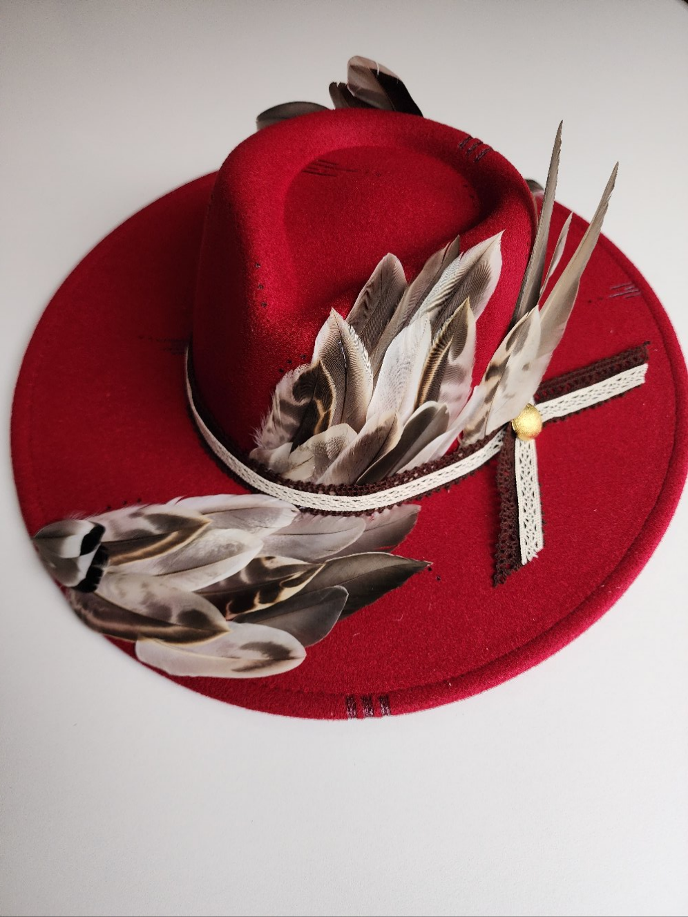 Feather Hat Duck & Chicken