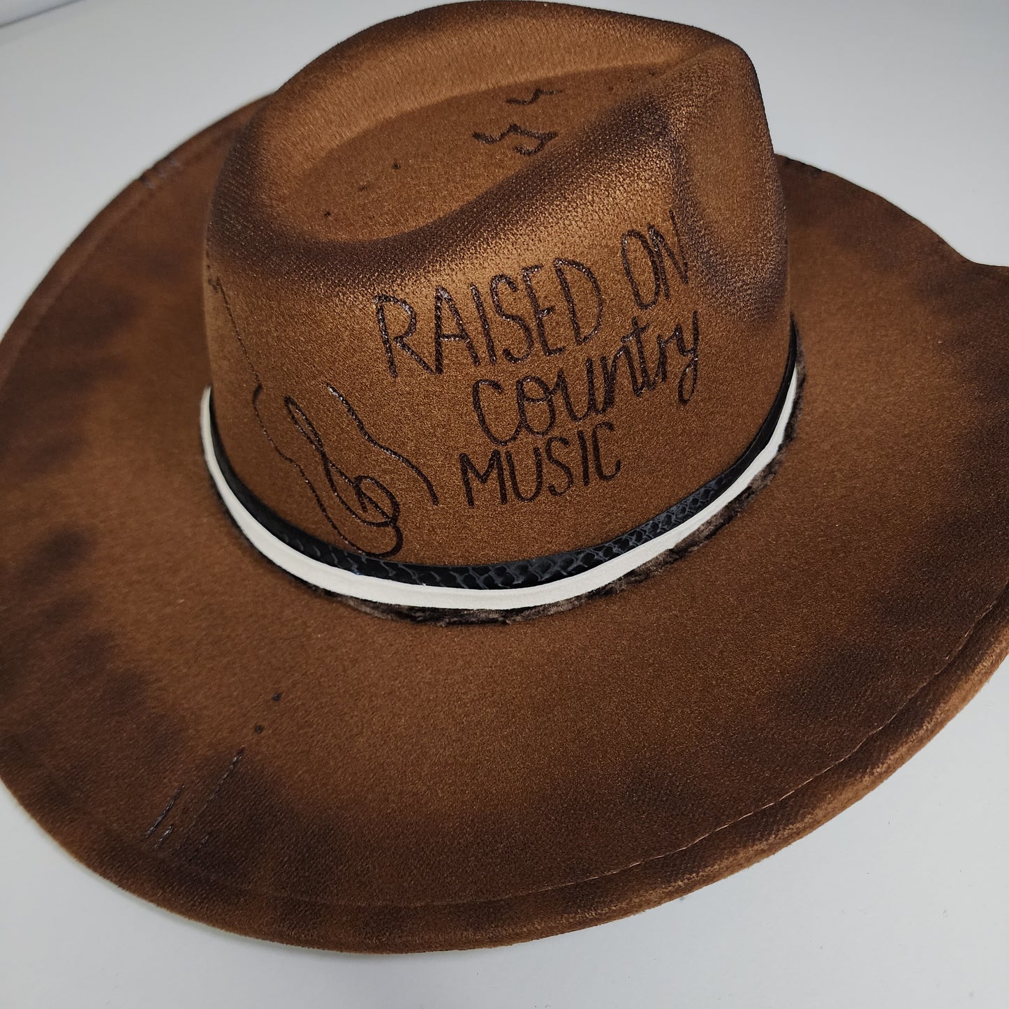 Raised on Country Music Cowboy hat