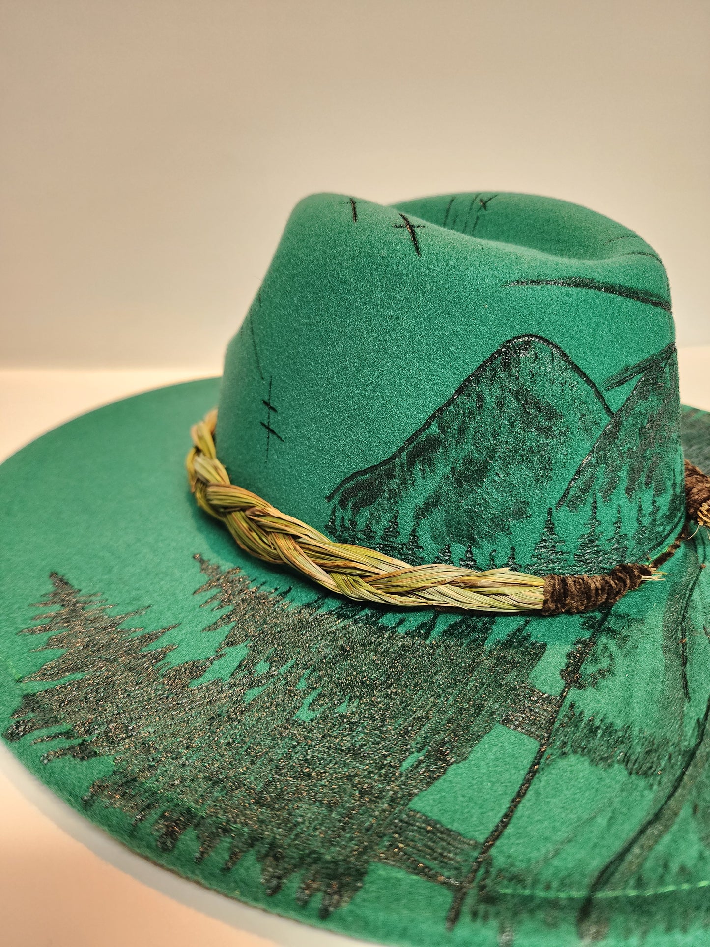 Sage Hills with Sweetgrass braid Half Design