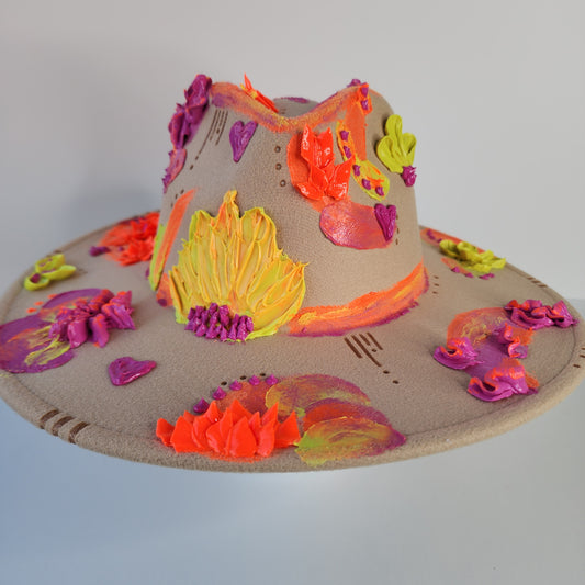 3D Art Hat UV Light Activated