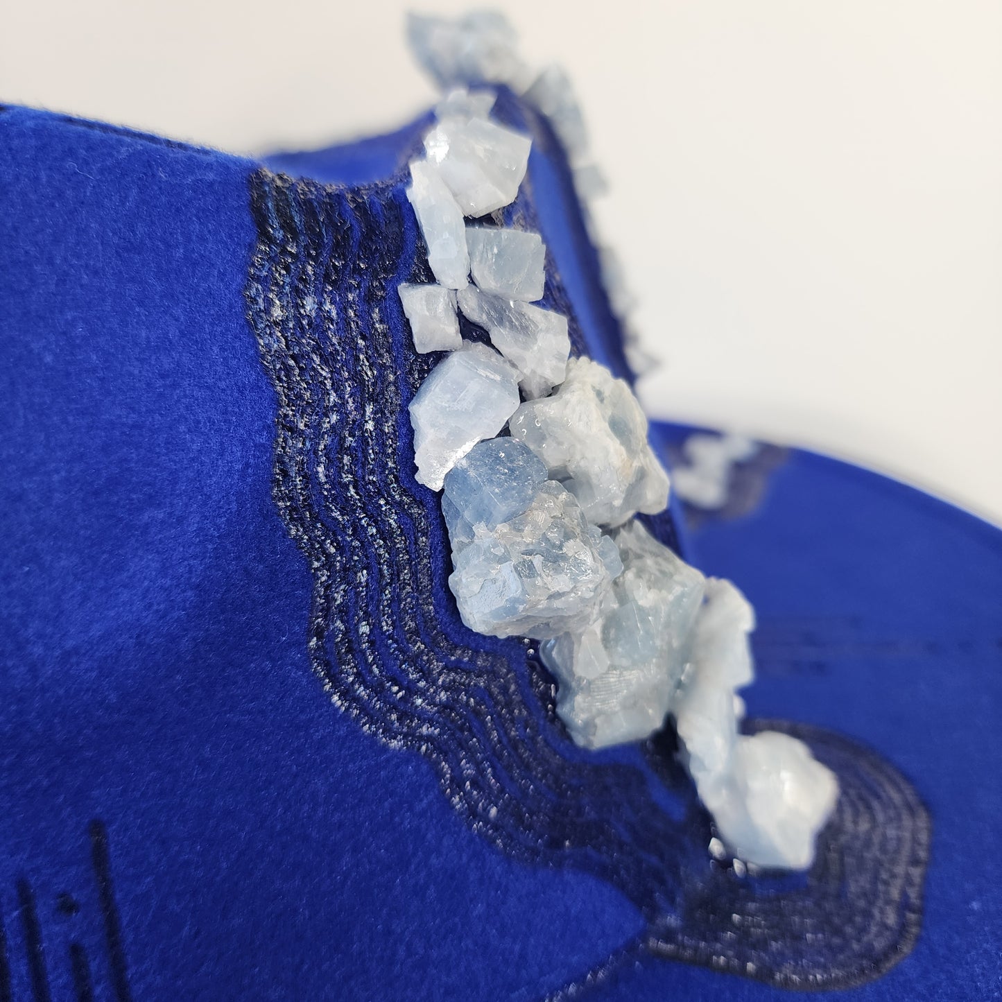 Crystal Hat Blue Calcite